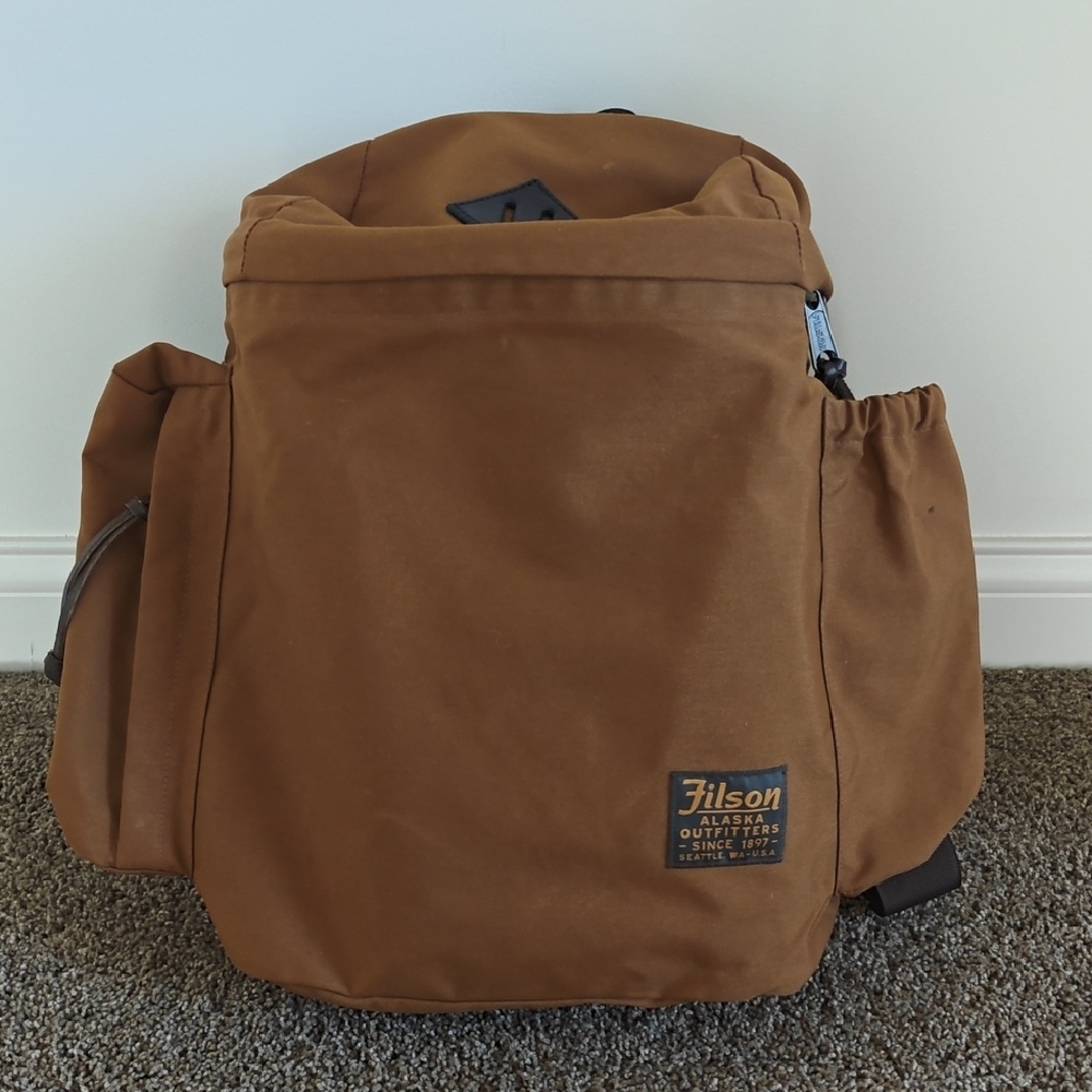 Filson Field Pack Backpack - Whiskey - Picture 2 of 8
